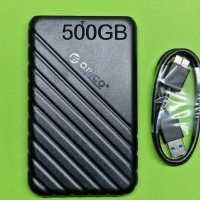 500GB Външен хард диск USB 3.0 Преносим хард диск, снимка 1 - Външни хард дискове - 40192397