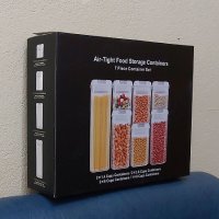 Комплект от 7 бр. херметични контейнери за кухня, снимка 6 - Кутии за храна - 34923888