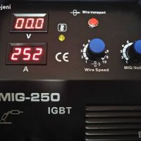 250Ампера - Телоподаващо Инверторно с дисплей MAX PROFESSIONAL, снимка 2 - Други машини и части - 30863491
