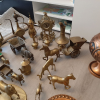 колекция от бронзови и медни предмети, снимка 8 - Антикварни и старинни предмети - 36483769