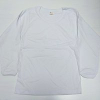 Нова детска бяла тениска с дълъг ръкав, 110/116 см., снимка 1 - Детски тениски и потници - 44126790
