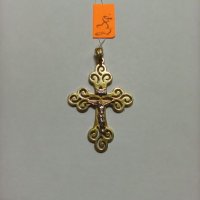 Златен кръст -2.3гр/14К, снимка 1 - Колиета, медальони, синджири - 28932764