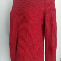 Пухкав дизайнерски пуловер от мохер и примеси "samsoe & samsoe"®, снимка 1 - Блузи с дълъг ръкав и пуловери - 40154204
