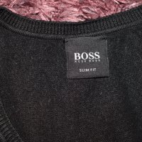 HUGO BOSS коприна / кашмир мъжка блуза Sz XL /  #00626 /, снимка 3 - Блузи - 43398883