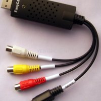 Видеорекордер (EasyCap) за запис на аналогов сигнал към USB, снимка 1 - Кабели и адаптери - 43863116