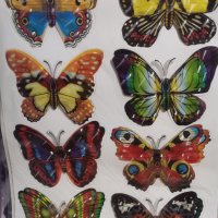 5D 8 бр пеперуди pvc стикер стикери за стена и мебели украса декор, снимка 3 - Други - 35596309
