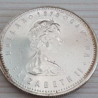 1 сребърен долар 1978 година Канада Елизабет II сребро 2, снимка 4 - Нумизматика и бонистика - 37435642