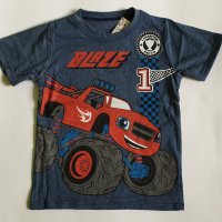 Тениска Пламъчко - 116 и 122 см., снимка 1 - Детски тениски и потници - 28980988