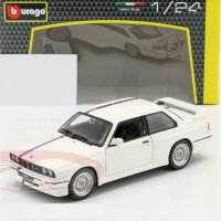 Метална количка Bburago 1988 BMW 3 Series M3 1/24, снимка 5 - Колекции - 39805866