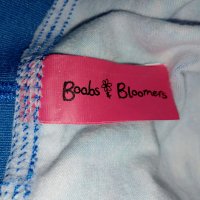 Boobs bloomers-S-Нови памучни боксерки синьо- бял меланж, снимка 5 - Бельо - 33559695