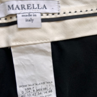 Marella елегантен черен панталон и цветна туника , снимка 6 - Панталони - 44884856