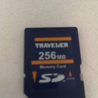 TRAVELER  256MB  SD карта с памет , снимка 1 - Карти памет - 36726264