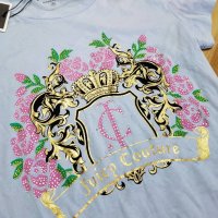  Единична бройка! Светло синя тениска Juicy Couture , снимка 2 - Тениски - 32879865