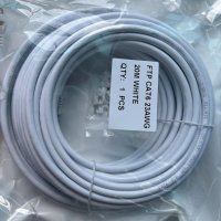 Дълъг Ethernet кабел 20m, Cat 6, 1000Mbps 250MHz 23AWG, снимка 8 - Кабели и адаптери - 44014861