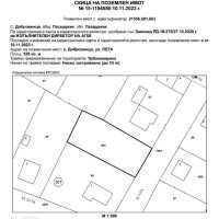 Продава парцел УПИ за къща в селото Добровница 528 кв.м., снимка 2 - Парцели - 43620164