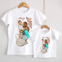 Комплект тениски или блузи за мама и дете Мама и аз бебе , снимка 15 - Детски тениски и потници - 33131238