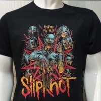 Нова мъжка тениска с дигитален печат на музикалната група SLIPKNOT - Prepare For Hell , снимка 6 - Тениски - 34834113