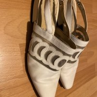 Дамски обувки естествена кожа бяло номер 38, снимка 5 - Дамски ежедневни обувки - 34644347