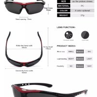 Очила за колоездене модел OD0011 пълна защита UV400, снимка 6 - Слънчеви и диоптрични очила - 43004480