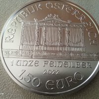 Сребърна инвестиционна монета от 2022г. , снимка 1 - Нумизматика и бонистика - 39153283