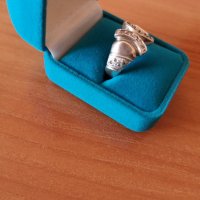 Сребърен пръстен с цирконий 925, снимка 3 - Пръстени - 34869744
