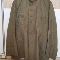 Автентична Военна Царска Офицерска Лятна Куртка модел 1936 г, Цар Борис III, снимка 1 - Антикварни и старинни предмети - 36389334