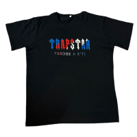 Черна тениска TRAPSTAR , снимка 5 - Спортни дрехи, екипи - 43955333