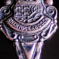 Сребърна лъжичка с хергцогски герб на град Сент Хертогенбош - Брабант - Нидерландия, снимка 1 - Нумизматика и бонистика - 44933074