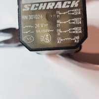 Реле schrack 24v-dc RN301024, снимка 1 - Друга електроника - 35523963