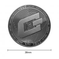 Даш монета / Dash Coin ( Dash ) - Сребриста, снимка 2 - Нумизматика и бонистика - 26917682