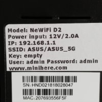 Рутер NeWIFI-D2 1200Mbps (ASUS WRT Firmware), снимка 3 - Рутери - 32634539