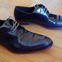 Floris Van Bommel мъжки обувки естествена кожа тъмно сини номер 44, снимка 4 - Официални обувки - 32904657