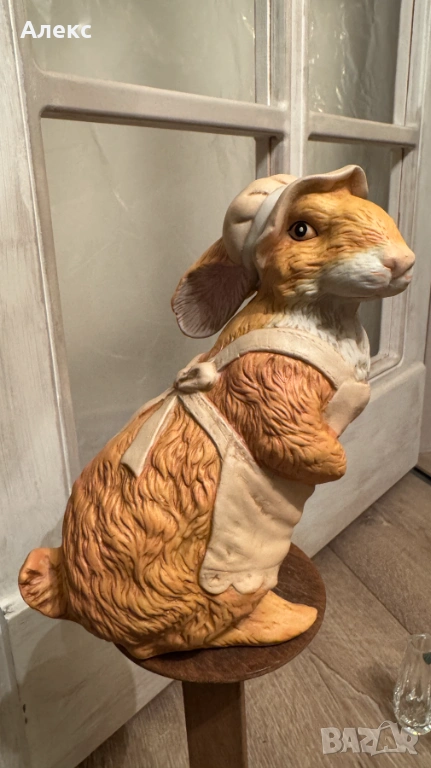 Винтидж Голям порцеланов заек– Германия, снимка 1