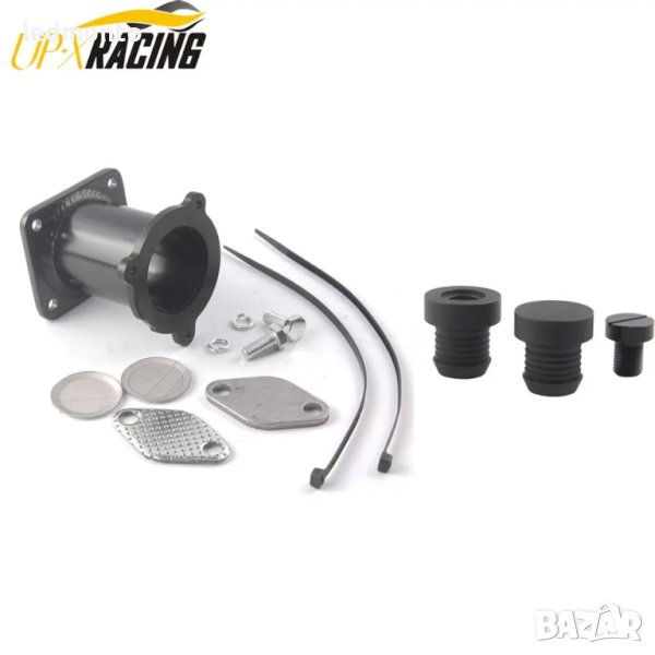 Заместител ЕГР Рейс пайп Race pipe клапана за BMW E60 E87 E70 E90 с тапи за охладител, снимка 1