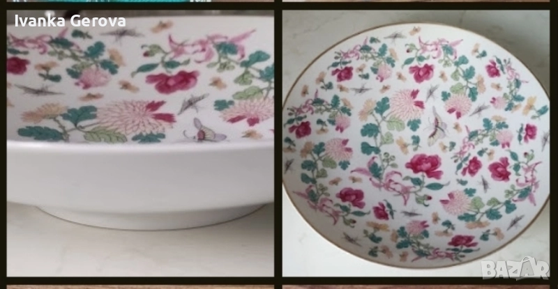 Порцеланова фруктиера, снимка 1