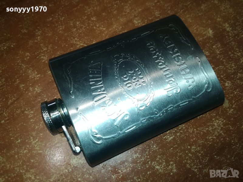 JACK DANIELS-МЕТАЛНО ДЖОБНО ШИШЕ 2112231315, снимка 1