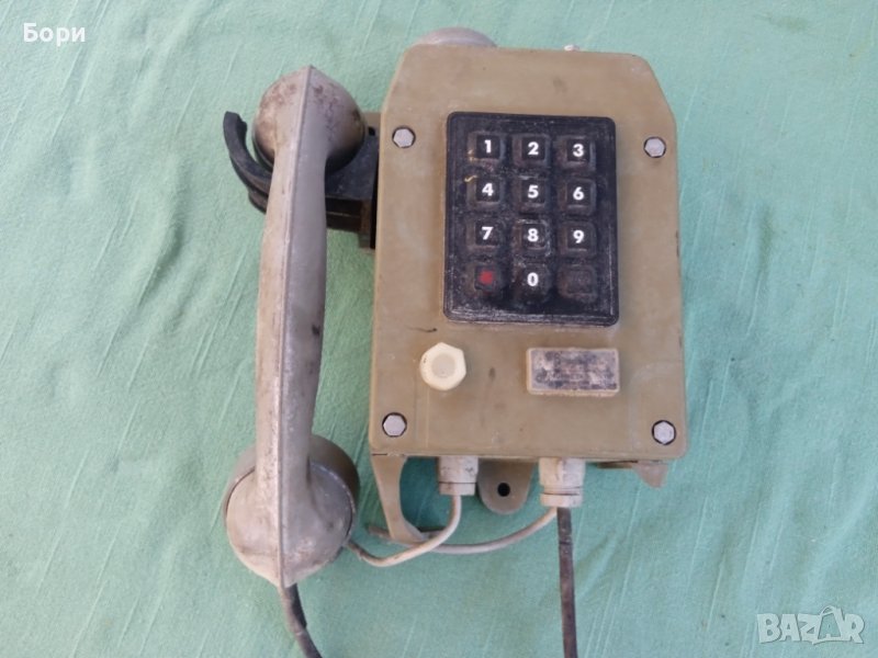 Стар немски стенен телефон, снимка 1