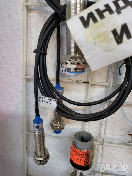 индуктивен датчик, индуктивен сензор  индуктивни датчици М12 - n,p,n - 8 mm, снимка 1