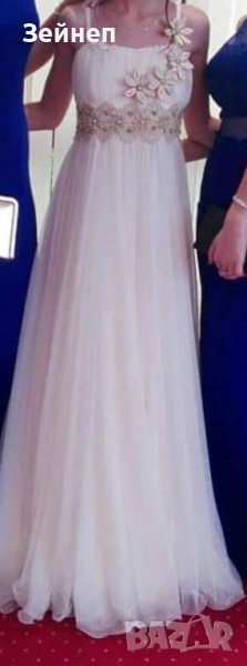 Дълга бяла рокля, снимка 1