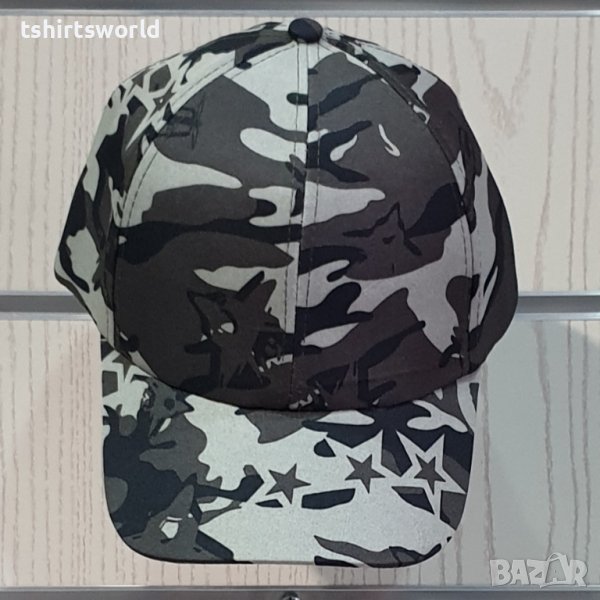 Нова шапка с козирка Светъл камуфлаж, унисекс, снимка 1