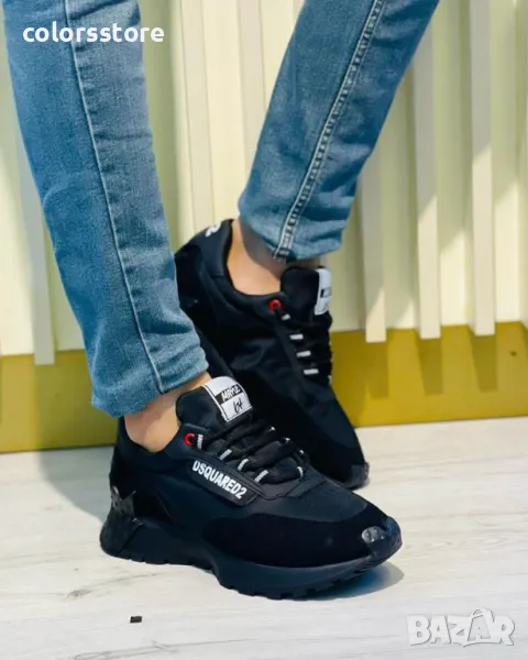 Мъжки черни маратонки  Dsquared2/BR53z, снимка 1