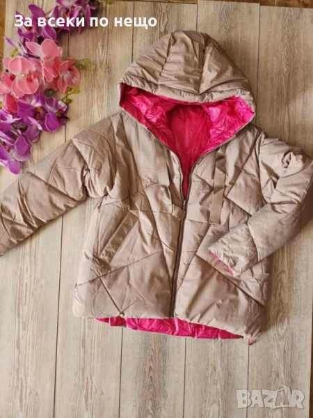 Дамско Късо Яке С Качулка Код I_145, снимка 1