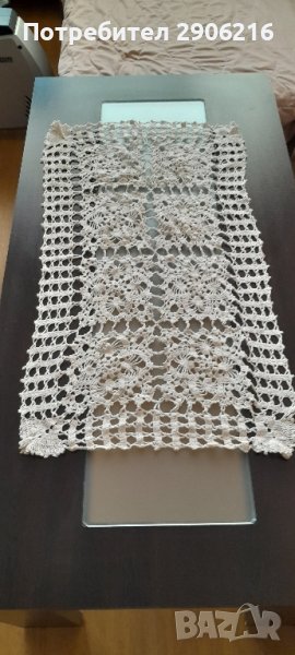 Плетени покривки и карета на една кука, снимка 1