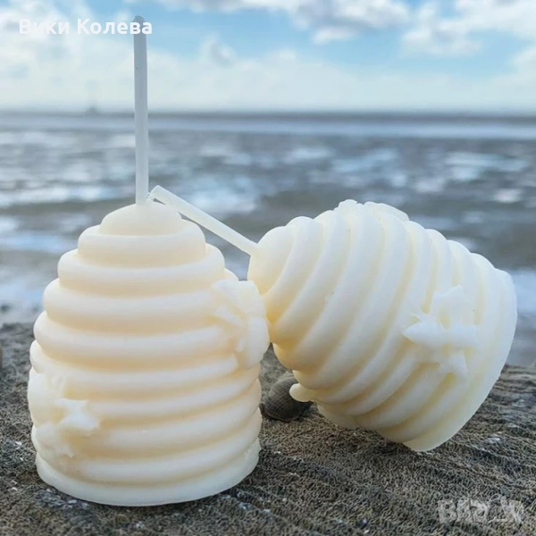 Силиконов мод за свещи – кошер с пчелички 🐝🕯️, снимка 1