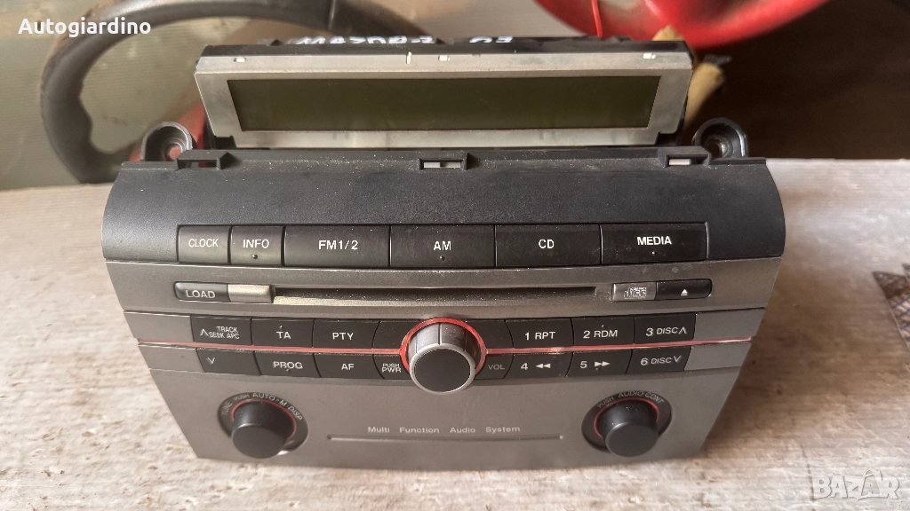 Оригинална Аудио / GPS и видео система за Mazda  3 2007 - 14794008 / BR2B66AR0 / 06B1B0585765 /  147, снимка 1