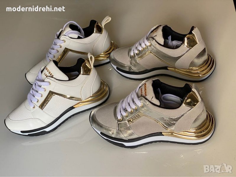 Дамски спортни обувки Guess бели и сиви, снимка 1