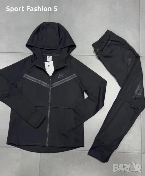 Дамски екип Nike Tech Fleece Black, снимка 1