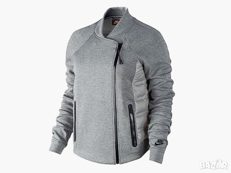 NIKE 683938-012 Tech Fleece Aeroloft Бомбър Яке Гъши Пух (M), снимка 1