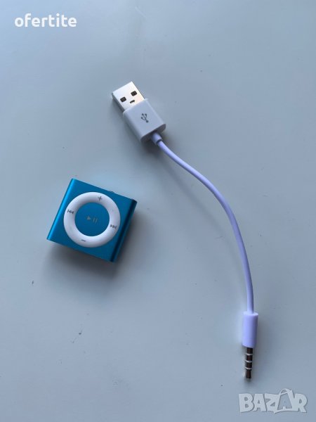 ✅ iPod 🔝 Shuffle 4th BLUE, снимка 1