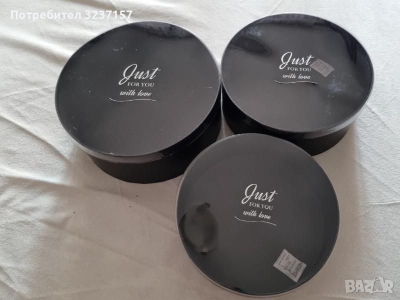 Кръгли кутии с прозрачен капак , снимка 1